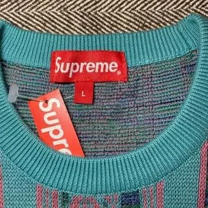Supreme | Sweaters | Nwt Supreme Tapestry Sweater Knit Ss8 Large